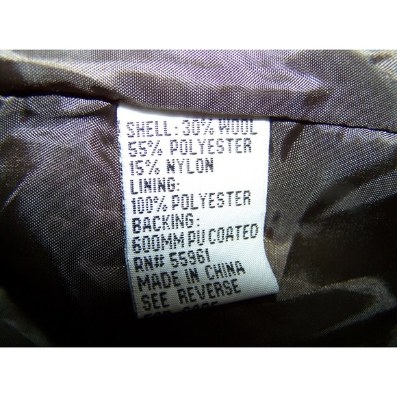 Deb Plaid Jacket Wool Short Blue Brown Plus 3X - Picture 9 of 10